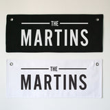 Personalised Surname Eyelet Banner