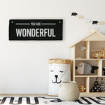 You are Wonderful Eyelet Banner