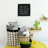 Alphabet Eyelet Banner