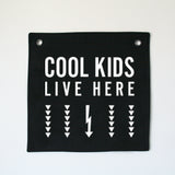 Cool Kids Live Here Eyelet Banner