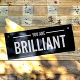 You are Brilliant Eyelet Banner