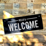 Hello & Welcome Eyelet Banner