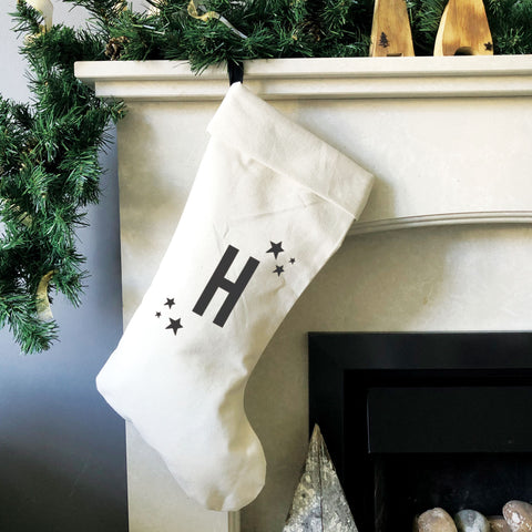 Handmade Personalised Initial Stocking