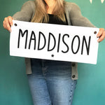 Personalised Name Eyelet Banner