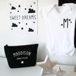 Personalised Name and Date Pouch