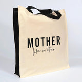 Mother Like No Other Large Canvas Tote Bag