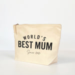 World's best Mum Personalised Pouch