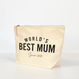 World's best Mum Personalised Pouch