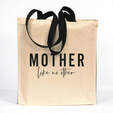 Mother Like No Other Large Canvas Tote Bag