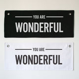 You are Wonderful Eyelet Banner