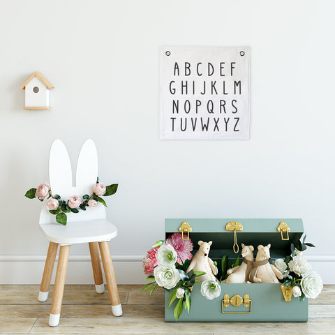 Alphabet Eyelet Banner