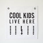 Cool Kids Live Here Eyelet Banner