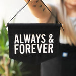 Always and Forever Fabric Banner