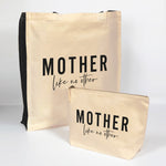 Mother Like No Other Large Canvas Tote Bag