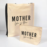 Mother Like No Other Large Canvas Tote Bag