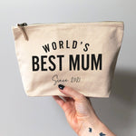 World's best Mum Personalised Pouch