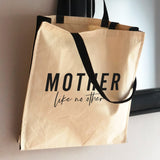 Mother Like No Other Large Canvas Tote Bag