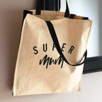 Super Mum Large Canvas Tote Bag