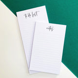 To-Do List and Notepad Set