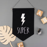 Super Banner with Lightning Bolt