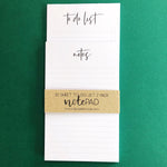 To-Do List and Notepad Set