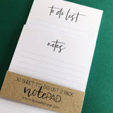 To-Do List and Notepad Set