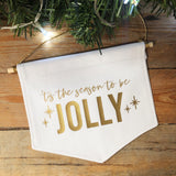 Handmade 'Tis the Season Christmas Banner