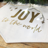 Joy to the World White Christmas Banner