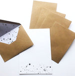 Paint Splatter Letter Writing Set