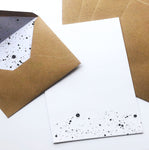 Paint Splatter Letter Writing Set