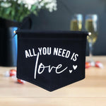 All You Need is Love Fabric Banner