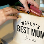 World's best Mum Personalised Pouch