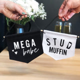 Stud Muffin Fabric Banner